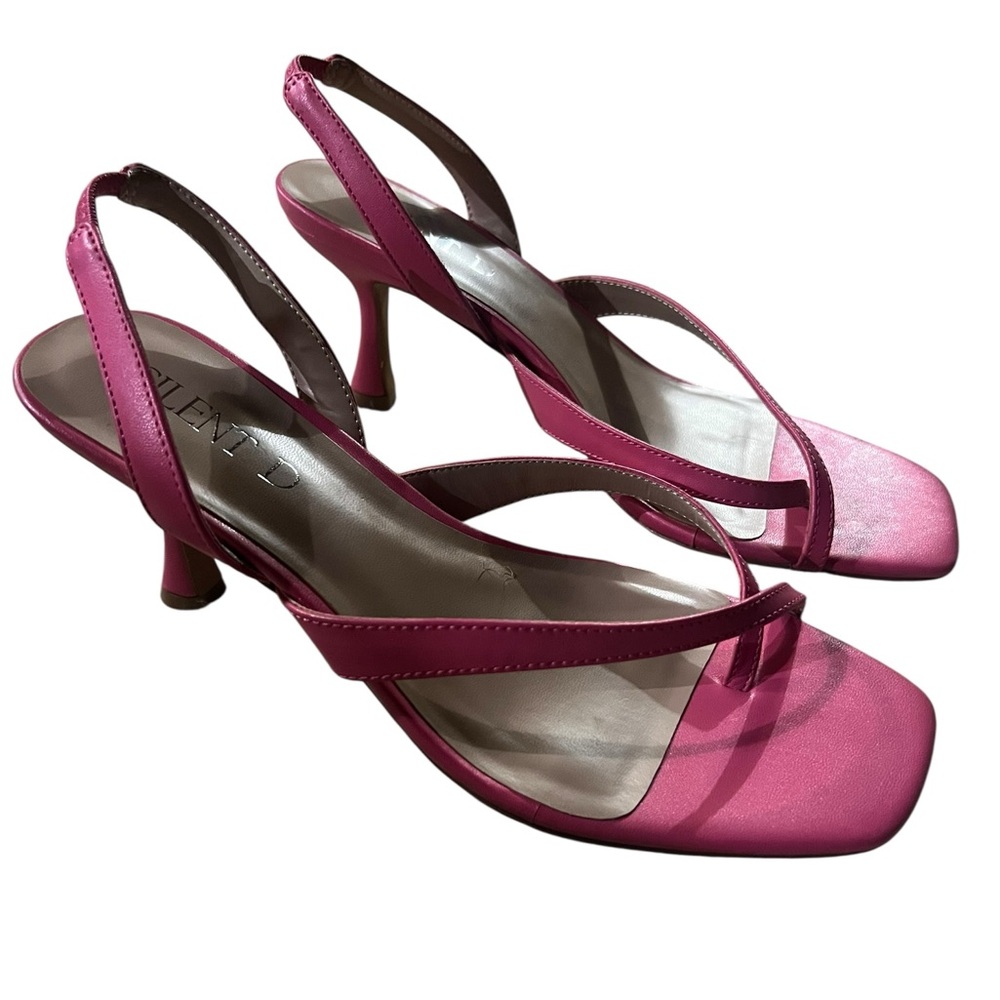✅Women's Silent D Strappy Slingback Kitten Heel Sz 40